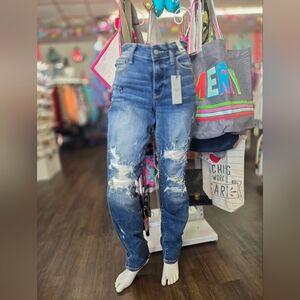 Judy Blue Distressed Blue Jeans